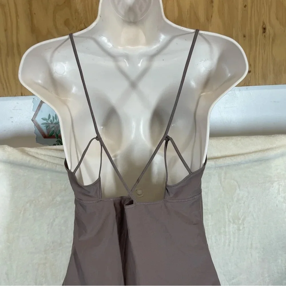 Prana Artic Air Tank in Weathered Wood Size XS Strappy back yoga activewear
